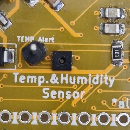 Temperature/humidity sensor w/ alert pin broken out